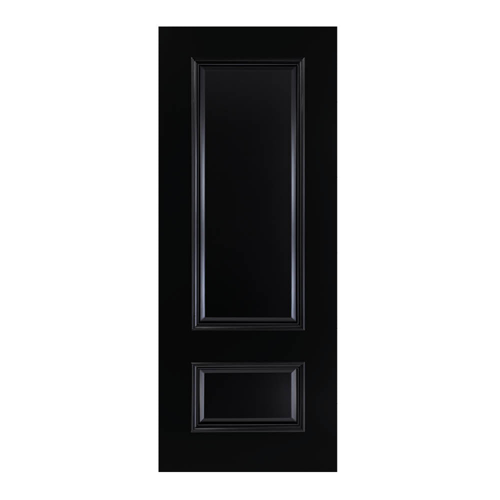 This is an image of Deanta Sandringham Black Finish Doors available to order from T.H. Wiggans Ironmongery in Kendal