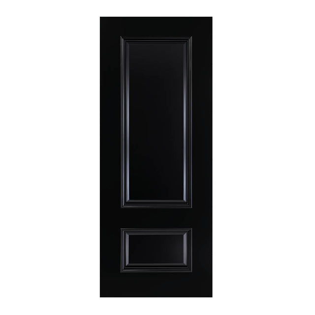 This is an image of Deanta Sandringham Black Finish Doors available to order from T.H. Wiggans Ironmongery in Kendal