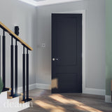 Deanta Sandringham Black Finish Doors