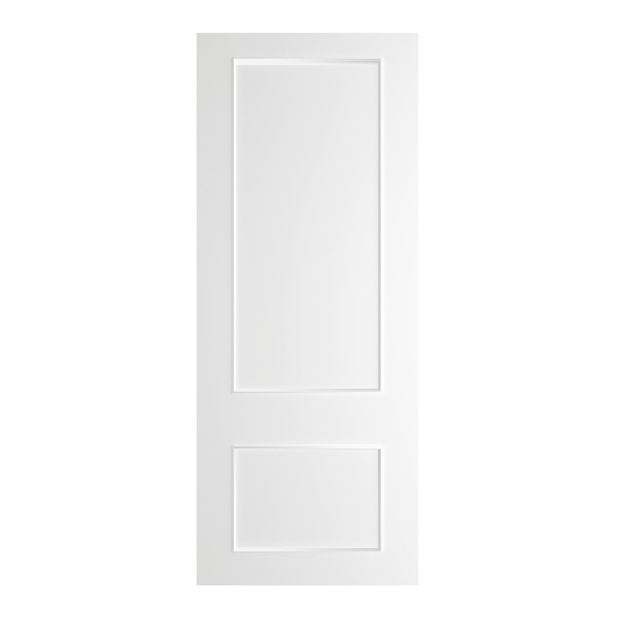 This is an image of Deanta Sandringham White Primed Doors available to order from T.H. Wiggans Ironmongery in Kendal