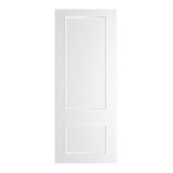 This is an image of Deanta Sandringham White Primed Doors available to order from T.H. Wiggans Ironmongery in Kendal