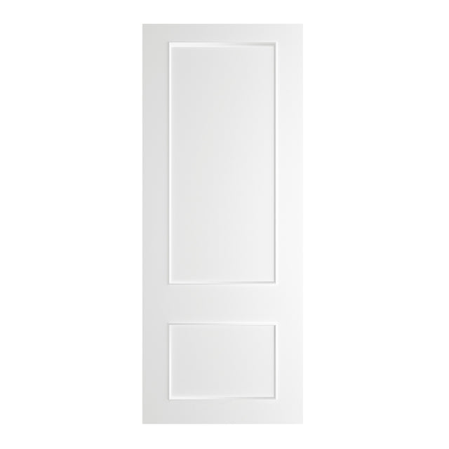 This is an image of Deanta Sandringham White Primed Doors available to order from T.H. Wiggans Ironmongery in Kendal