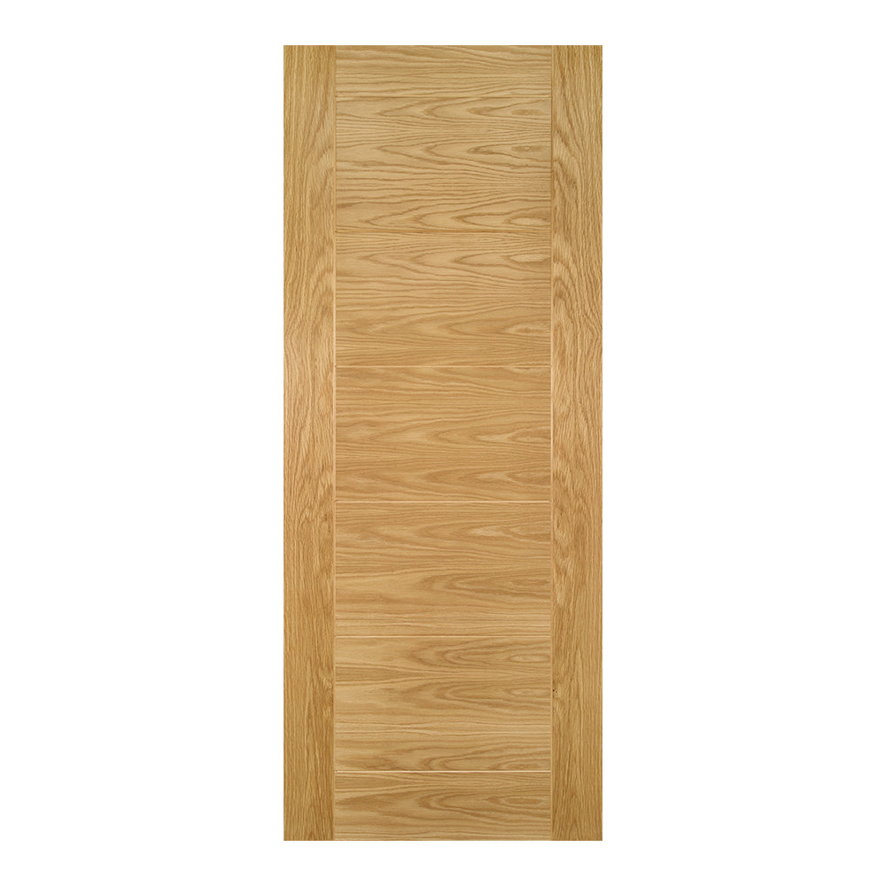 This is an image of Deanta Seville Prefinished Oak Doors available to order from T.H. Wiggans Ironmongery in Kendal