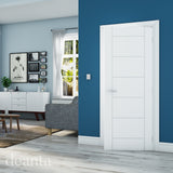 Deanta Seville White Primed Doors