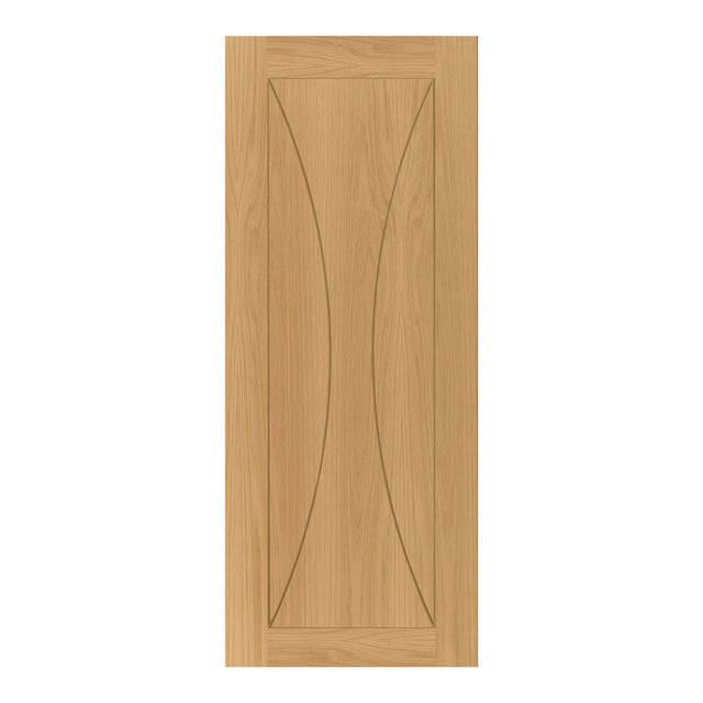 This is an image of Deanta Sorrento Prefinished Oak Doors available to order from T.H. Wiggans Ironmongery in Kendal