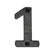 This is an image of a The Tudor Collection - Numeral 1 - 3" Black Iron, tc356-1 that is available to order from T.H Wiggans Ironmongery in Kendal.