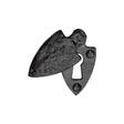 This is an image of a The Tudor Collection - Covered Keyhole Black Iron, tc542 that is available to order from T.H Wiggans Ironmongery in Kendal.
