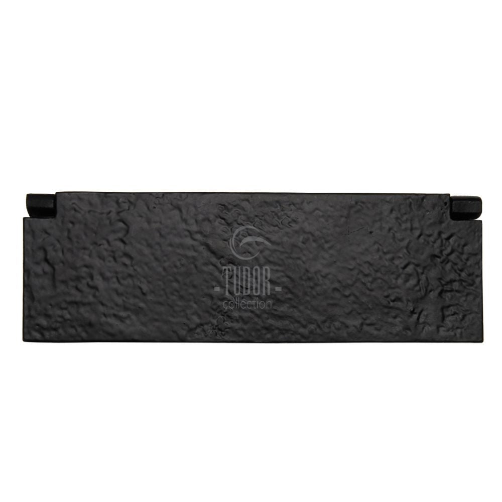 This is an image of a The Tudor Collection - Interior Letterflap Black Iron, tc860 that is available to order from T.H Wiggans Ironmongery in Kendal.