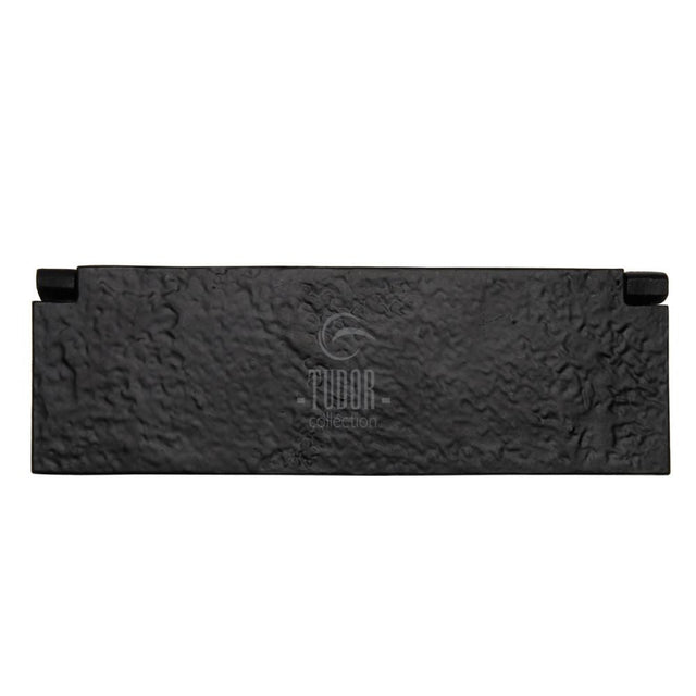 This is an image of a The Tudor Collection - Interior Letterflap Black Iron, tc860 that is available to order from T.H Wiggans Ironmongery in Kendal.