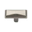 This is an image of a M.Marcus - Luca Cabinet Knob 45mm Distressed Pewter Finish, tk4090-045-dpw that is available to order from T.H Wiggans Ironmongery in Kendal.