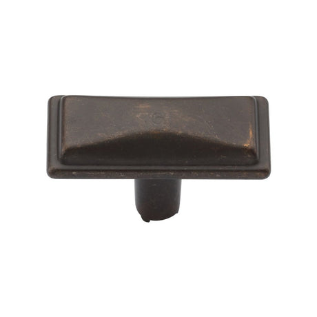 This is an image of a M.Marcus - Luca Cabinet Knob 45mm Matt Bronze Finish, tk4090-045-lbn that is available to order from T.H Wiggans Ironmongery in Kendal.