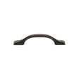 This is an image of a M.Marcus - Luca Cabinet Pull 96mm Matt Bronze Finish, tk5090-096-lbn that is available to order from T.H Wiggans Ironmongery in Kendal.