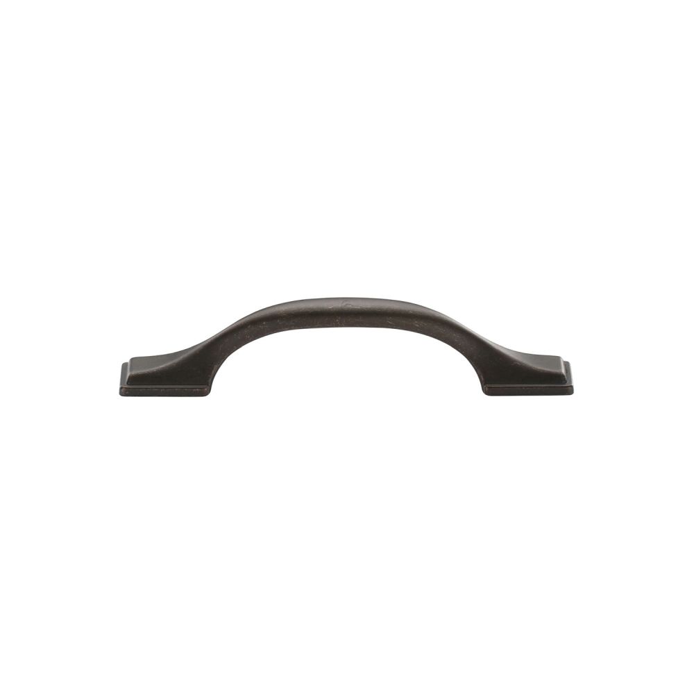 This is an image of a M.Marcus - Luca Cabinet Pull 96mm Matt Bronze Finish, tk5090-096-lbn that is available to order from T.H Wiggans Ironmongery in Kendal.