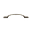 This is an image of a M.Marcus - Luca Cabinet Pull 128mm Distressed Pewter Finish, tk5090-128-dpw that is available to order from T.H Wiggans Ironmongery in Kendal.