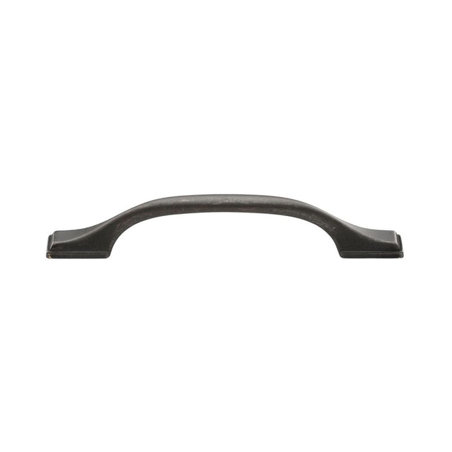 This is an image of a M.Marcus - Luca Cabinet Pull 128mm Matt Bronze Finish, tk5090-128-lbn that is available to order from T.H Wiggans Ironmongery in Kendal.
