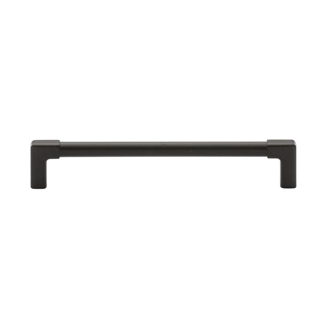 This is an image of a M.Marcus - Mission Cabinet Pull 160mm Matt Black Silk Touch Finish, tk5190-160-sbk that is available to order from T.H Wiggans Ironmongery in Kendal.
