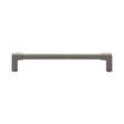 This is an image of a M.Marcus - Mission Cabinet Pull 160mm Grey Silk Touch Finish, tk5190-160-stg that is available to order from T.H Wiggans Ironmongery in Kendal.