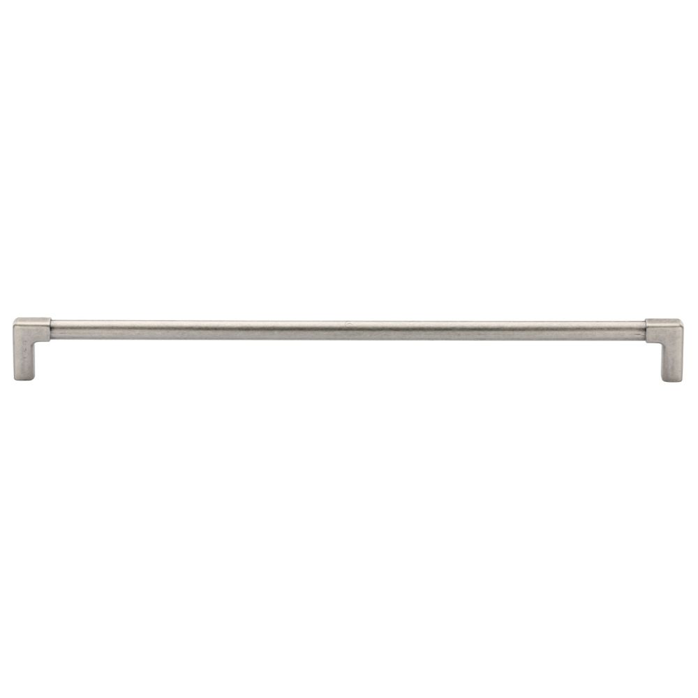 This is an image of a M.Marcus - Mission Cabinet Pull 320mm Distressed Pewter Finish, tk5190-320-dpw that is available to order from T.H Wiggans Ironmongery in Kendal.