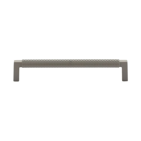 This is an image of a M.Marcus - Paxton Cabinet Pull 160mm Grey Silk Touch Finish, tk5191-160-stg that is available to order from T.H Wiggans Ironmongery in Kendal.