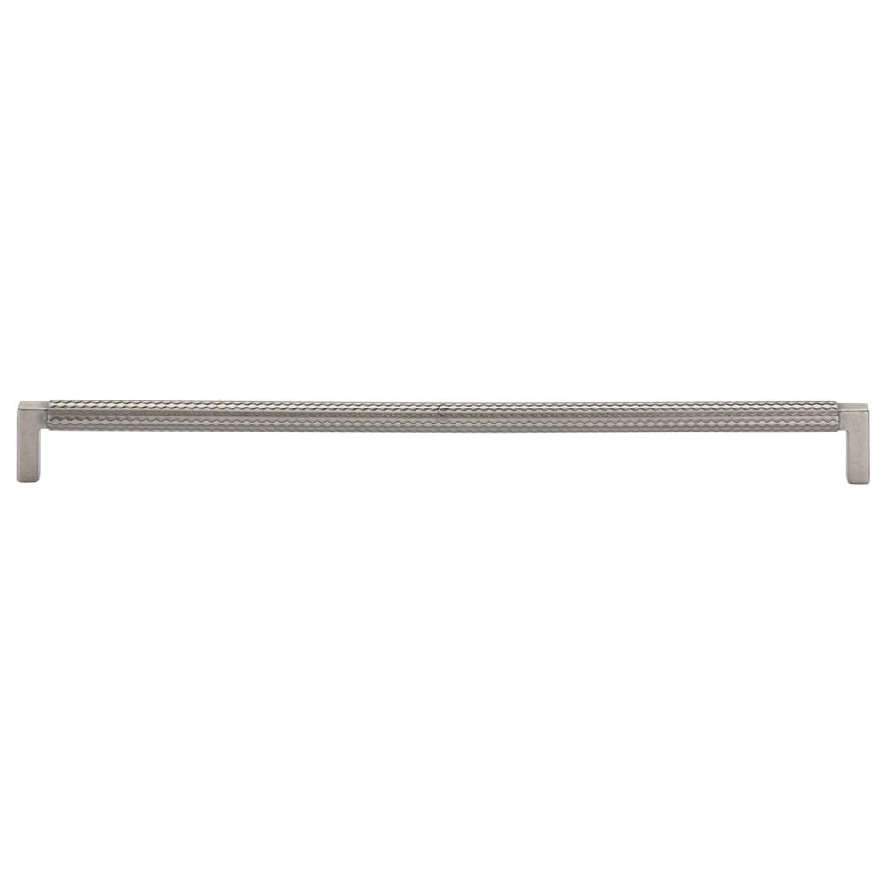 This is an image of a M.Marcus - Paxton Cabinet Pull 320mm Distressed Pewter Finish, tk5191-320-dpw that is available to order from T.H Wiggans Ironmongery in Kendal.