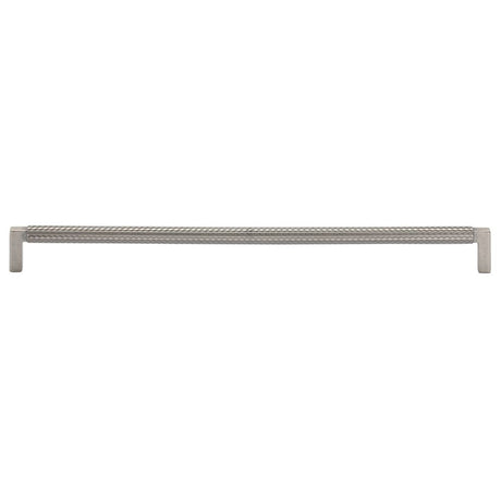 This is an image of a M.Marcus - Paxton Cabinet Pull 320mm Distressed Pewter Finish, tk5191-320-dpw that is available to order from T.H Wiggans Ironmongery in Kendal.