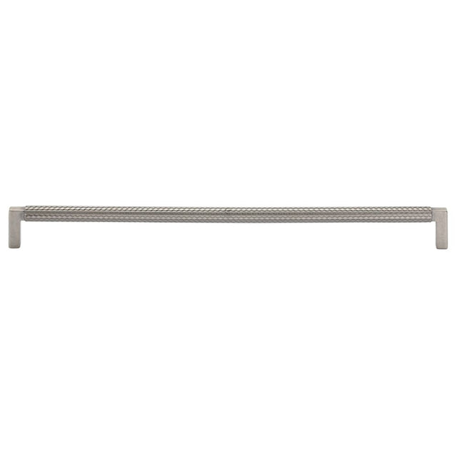 This is an image of a M.Marcus - Paxton Cabinet Pull 320mm Distressed Pewter Finish, tk5191-320-dpw that is available to order from T.H Wiggans Ironmongery in Kendal.