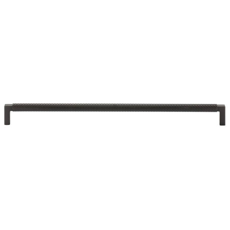 This is an image of a M.Marcus - Paxton Cabinet Pull 320mm Matt Bronze Finish, tk5191-320-lbn that is available to order from T.H Wiggans Ironmongery in Kendal.