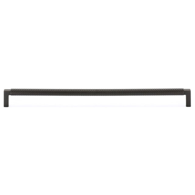 This is an image of a M.Marcus - Paxton Cabinet Pull 320mm Matt Black Silk Touch Finish, tk5191-320-sbk that is available to order from T.H Wiggans Ironmongery in Kendal.