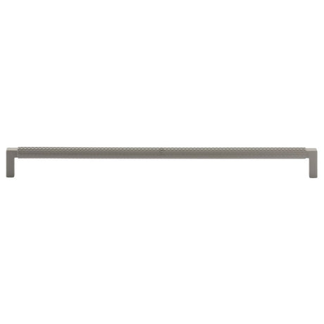 This is an image of a M.Marcus - Paxton Cabinet Pull 320mm Grey Silk Touch Finish, tk5191-320-stg that is available to order from T.H Wiggans Ironmongery in Kendal.