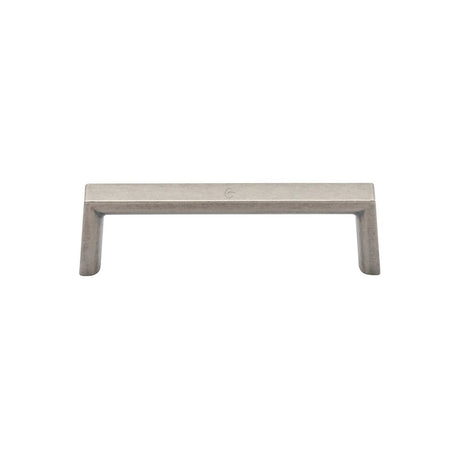 This is an image of a M.Marcus - Jena Cabinet Pull 96mm Distressed Pewter Finish, tk5210-096-dpw that is available to order from T.H Wiggans Ironmongery in Kendal.