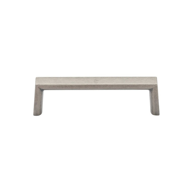 This is an image of a M.Marcus - Jena Cabinet Pull 96mm Distressed Pewter Finish, tk5210-096-dpw that is available to order from T.H Wiggans Ironmongery in Kendal.