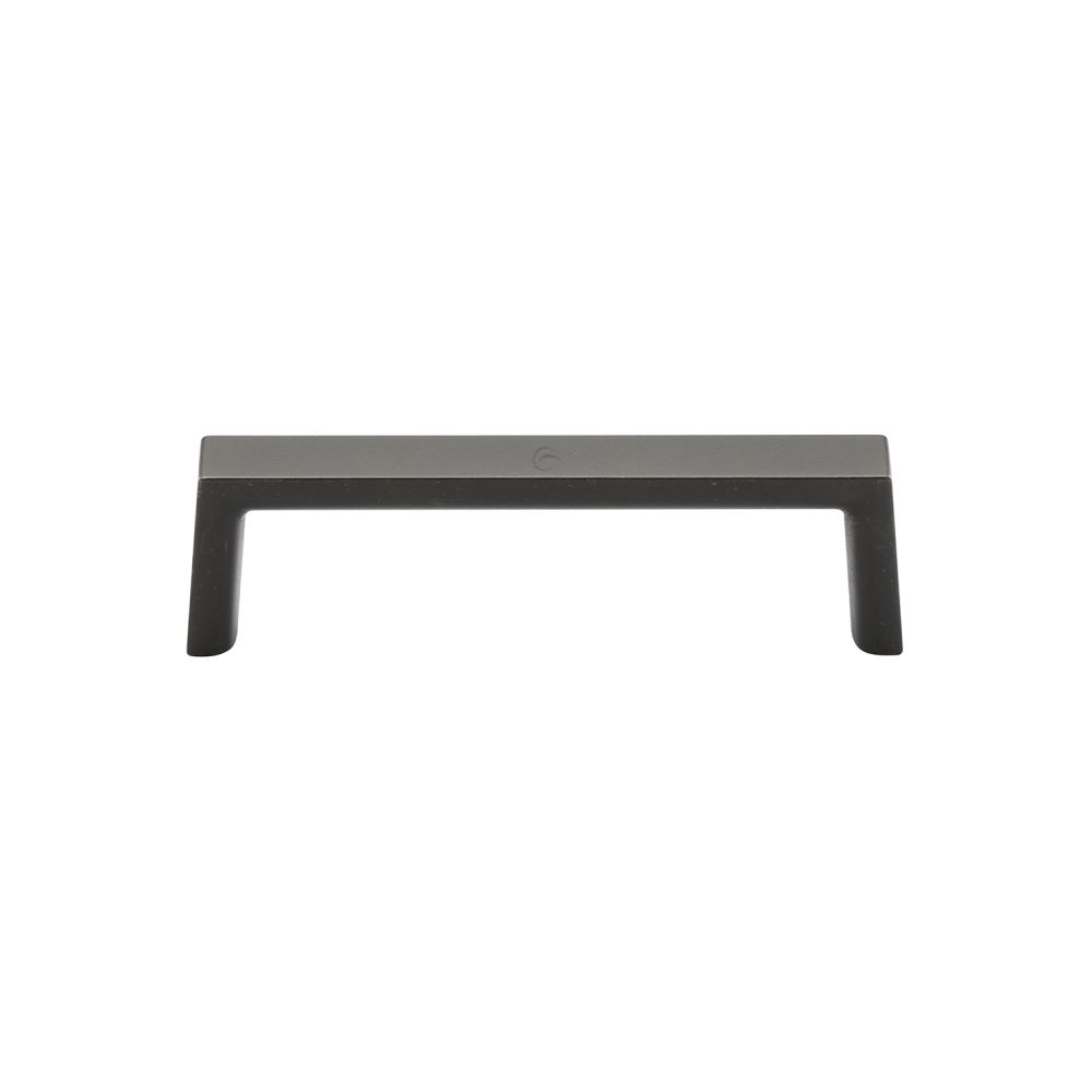 This is an image of a M.Marcus - Jena Cabinet Pull 96mm Matt Black Silk Touch Finish, tk5210-096-sbk that is available to order from T.H Wiggans Ironmongery in Kendal.