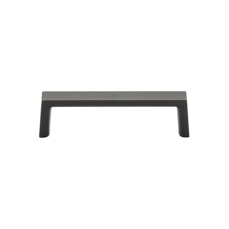 This is an image of a M.Marcus - Jena Cabinet Pull 96mm Matt Black Silk Touch Finish, tk5210-096-sbk that is available to order from T.H Wiggans Ironmongery in Kendal.