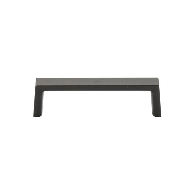 This is an image of a M.Marcus - Jena Cabinet Pull 96mm Matt Black Silk Touch Finish, tk5210-096-sbk that is available to order from T.H Wiggans Ironmongery in Kendal.