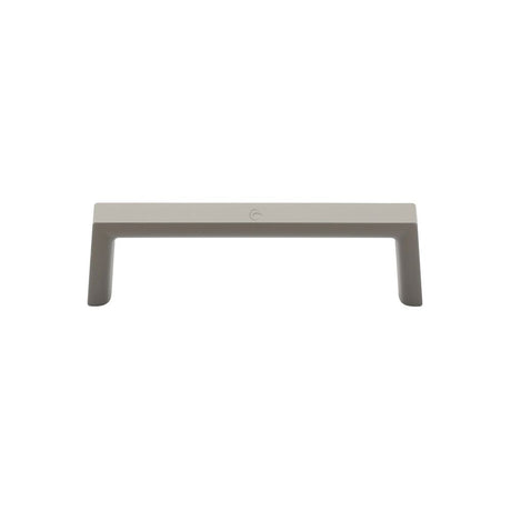This is an image of a M.Marcus - Jena Cabinet Pull 96mm Grey Silk Touch Finish, tk5210-096-stg that is available to order from T.H Wiggans Ironmongery in Kendal.