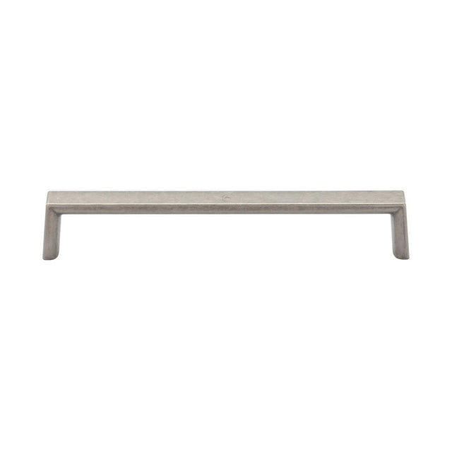 This is an image of a M.Marcus - Jena Cabinet Pull 160mm Distressed Pewter Finish, tk5210-160-dpw that is available to order from T.H Wiggans Ironmongery in Kendal.
