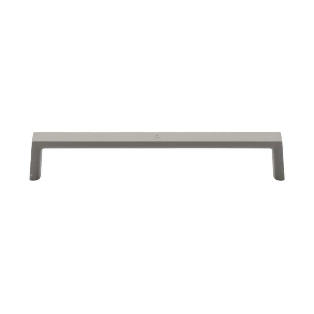 This is an image of a M.Marcus - Jena Cabinet Pull 160mm Grey Silk Touch Finish, tk5210-160-stg that is available to order from T.H Wiggans Ironmongery in Kendal.