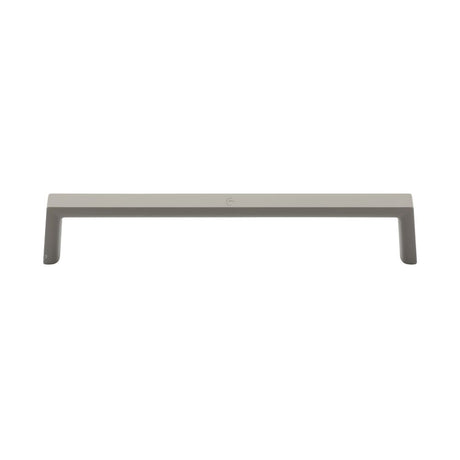 This is an image of a M.Marcus - Jena Cabinet Pull 160mm Grey Silk Touch Finish, tk5210-160-stg that is available to order from T.H Wiggans Ironmongery in Kendal.