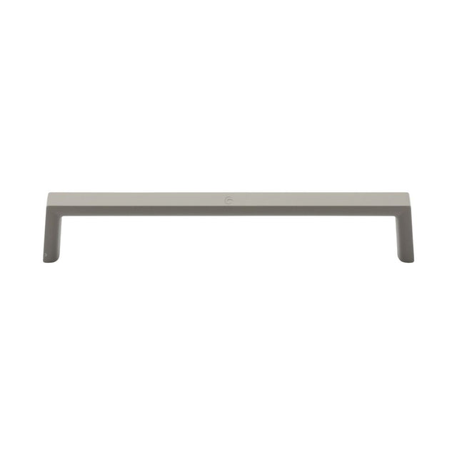This is an image of a M.Marcus - Jena Cabinet Pull 160mm Grey Silk Touch Finish, tk5210-160-stg that is available to order from T.H Wiggans Ironmongery in Kendal.