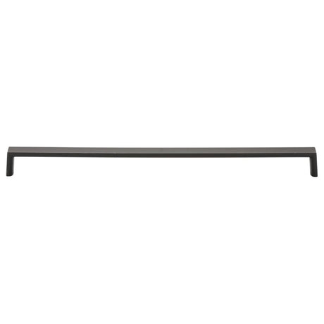 This is an image of a M.Marcus - Jena Cabinet Pull 320mm Matt Black Silk Touch Finish, tk5210-320-sbk that is available to order from T.H Wiggans Ironmongery in Kendal.