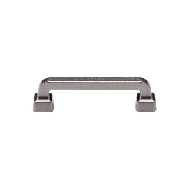 This is an image of a M.Marcus - Stilo Cabinet Pull 96mm Distressed Pewter Finish, tk5217-096-dpw that is available to order from T.H Wiggans Ironmongery in Kendal.