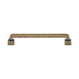 This is an image of a M.Marcus - Stilo Cabinet Pull 160mm Distressed Brass Finish, tk5217-160-dbs that is available to order from T.H Wiggans Ironmongery in Kendal.