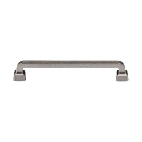 This is an image of a M.Marcus - Stilo Cabinet Pull 160mm Distressed Pewter Finish, tk5217-160-dpw that is available to order from T.H Wiggans Ironmongery in Kendal.