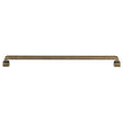 This is an image of a M.Marcus - Stilo Cabinet Pull 320mm Distressed Brass Finish, tk5217-320-dbs that is available to order from T.H Wiggans Ironmongery in Kendal.