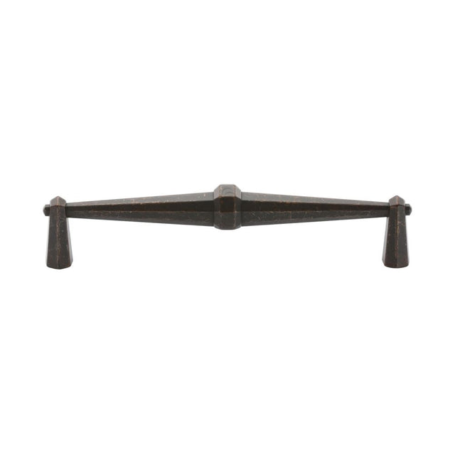 This is an image of a M.Marcus - Terre Cabinet Pull 160mm Matt Bronze Finish, tk5231-160-lbn that is available to order from T.H Wiggans Ironmongery in Kendal.