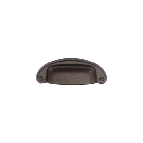 This is an image of a M.Marcus - Classic Cup Pull 032mm Matt Bronze Finish, tk5332-032-lbn that is available to order from T.H Wiggans Ironmongery in Kendal.