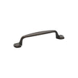 This is an image of a M.Marcus - Classic Cabinet Pull 96mm Matt Bronze Finish, tk5341-096-lbn that is available to order from T.H Wiggans Ironmongery in Kendal.