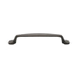 This is an image of a M.Marcus - Classic Cabinet Pull 128mm Matt Bronze Finish, tk5341-128-lbn that is available to order from T.H Wiggans Ironmongery in Kendal.