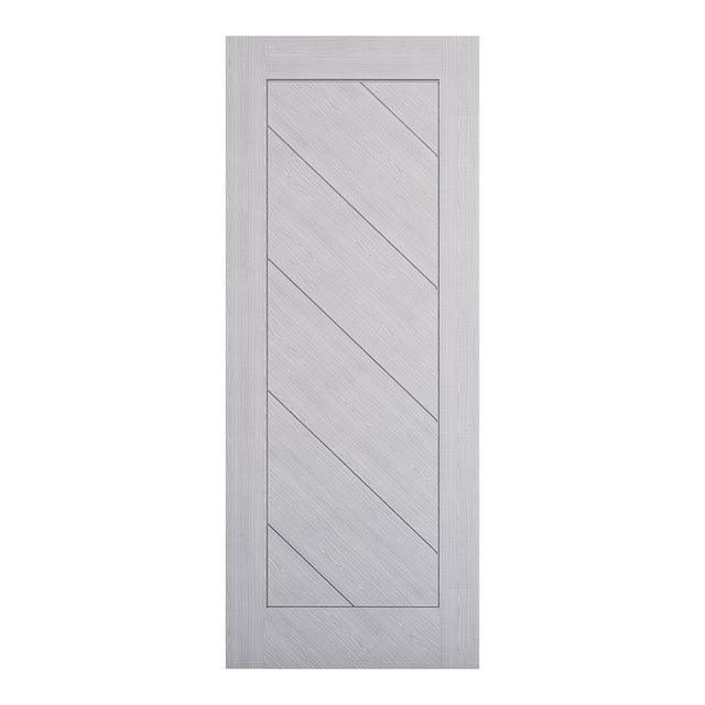 This is an image of Deanta Torino Light Grey Ash Doors available to order from T.H. Wiggans Ironmongery in Kendal