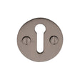 This is an image of a Heritage Brass - Keyhole Escutcheon Matt Bronze Finish, v1010-mb that is available to order from T.H Wiggans Ironmongery in Kendal.